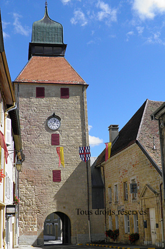 la tour de Nozeroy. Jura